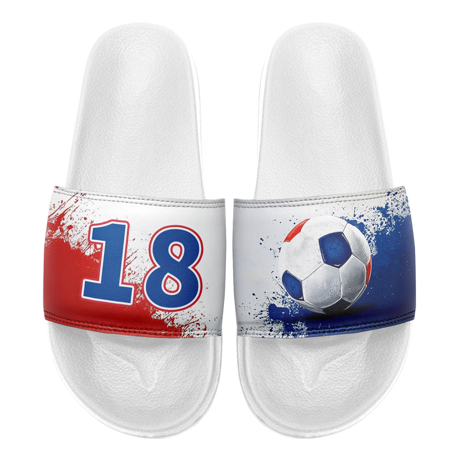 Custom South Korea 2026 World Cup Sneakers DIY Country Flag Running Shoes Lightweight Sport Shoes Gift for Football Fans Personalized Team Name and Logo FN056-F009108-4