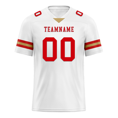 Custom White Classic Style Personalized Authentic Football Jersey FBJ02-bd0a70ac