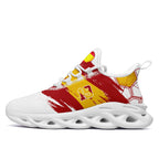 Custom 2026 World Cup Spain Sneakers DIY Country Flag Running Shoes Lightweight Sport Shoes Gift for Football Fans Personalized Team Name and Logo FN003-F023082-1