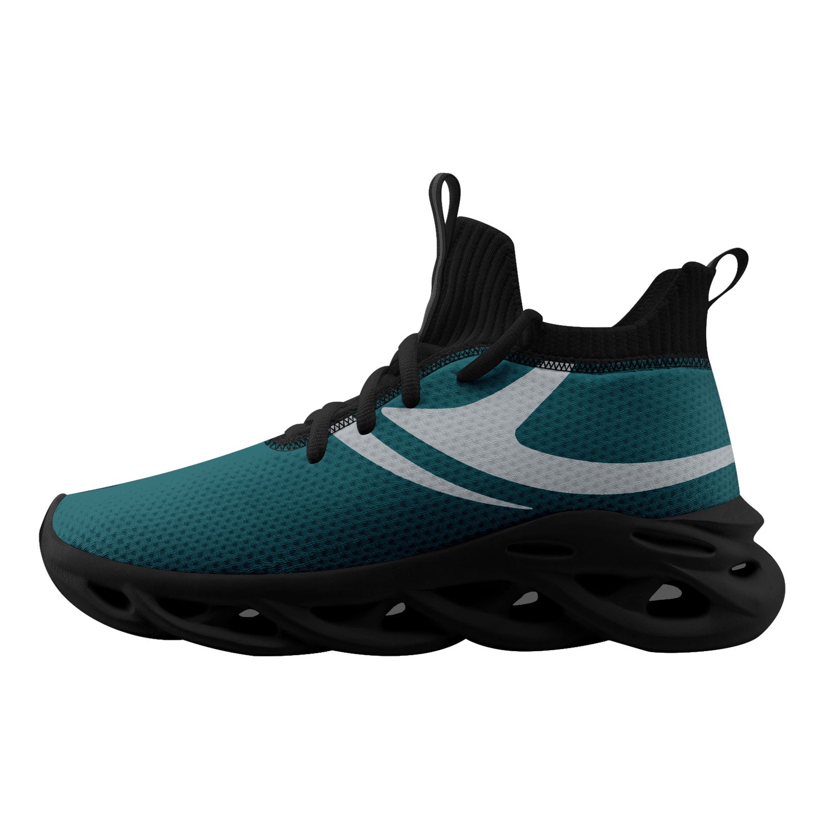 Custom Green Philadelphia Football Jersey and Sports Shoes Combo Offer Personalized Combo ZH-D025008-21
