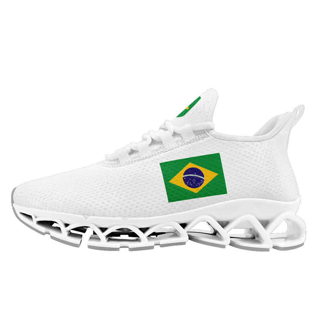 Custom 2026 World Cup Brazil Sneakers DIY Country Flag Running Shoes Lightweight Sport Shoes Gift for Football Fans Personalized Team Name and Logo FN003XD-F027047-3