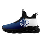 Custom Blue White Indiana MaxSoul Shoes and Hat Combo Offer Personalized Combo ZH-D028017-23
