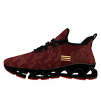 Custom Qatar 2026 World Cup Sneakers DIY Country Flag Running Shoes Lightweight Sport Shoes Gift for Football Fans Personalized Team Name and Logo FN003XD-F020030-5