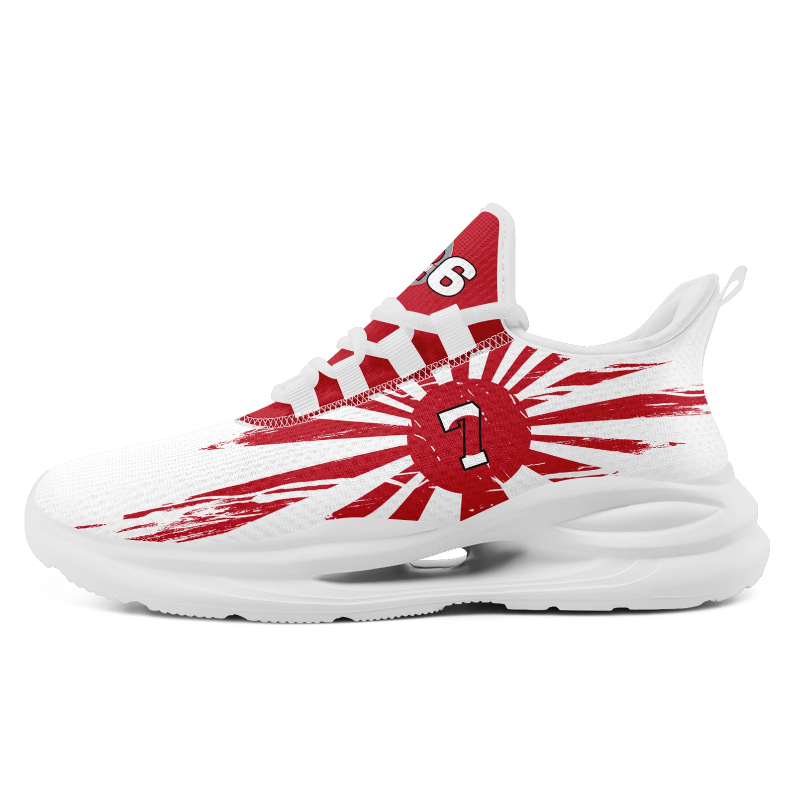 Custom 2026 World Cup Japan Sneakers DIY Country Flag Running Shoes Lightweight Sport Shoes Gift for Football Fans Personalized Team Name and Logo FN079-F023088-2