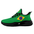 Custom 2026 World Cup Brazil Sneakers DIY Country Flag Running Shoes Lightweight Sport Shoes Gift for Football Fans Personalized Team Name and Logo FN079-F027049-1