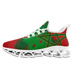 Custom Morocco 2026 World Cup Sneakers DIY Country Flag Running Shoes Lightweight Sport Shoes Gift for Football Fans Personalized Team Name and Logo FN003XD-F009086-4