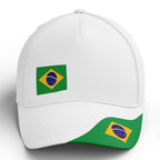 Personalized 2026 Brazil Soccer Fan Hat - Add Your Name & Design Custom 2026 Football Tournament Hat YW061-F027074-3