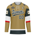 Custom Yellow Personalized Hockey Jersey HCKJ01-D0a70de