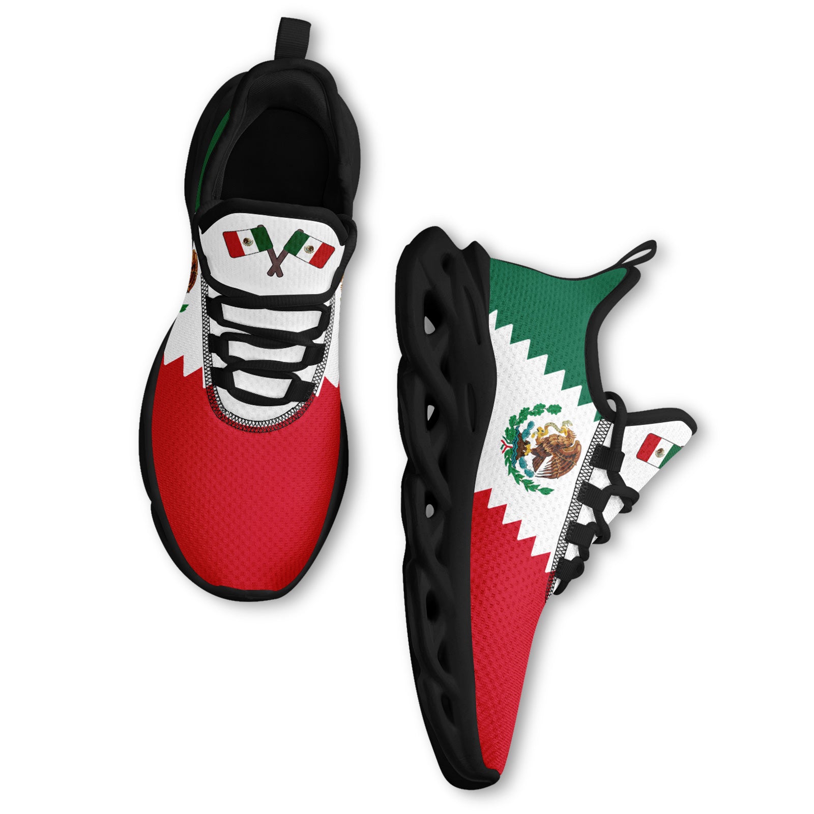 Custom 2026 World Cup Mexico Sneakers DIY Country Flag Running Shoes Lightweight Sport Shoes Gift for Football Fans Personalized Team Name and Logo FN003-F023045-3