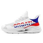 Custom Croatia 2026 World Cup Sneakers DIY Country Flag Running Shoes Lightweight Sport Shoes Gift for Football Fans Personalized Team Name and Logo FN079-F009105-1