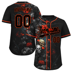 Custom Gothic Personalized Authentic Baseball Jersey BSBJ01-E06009