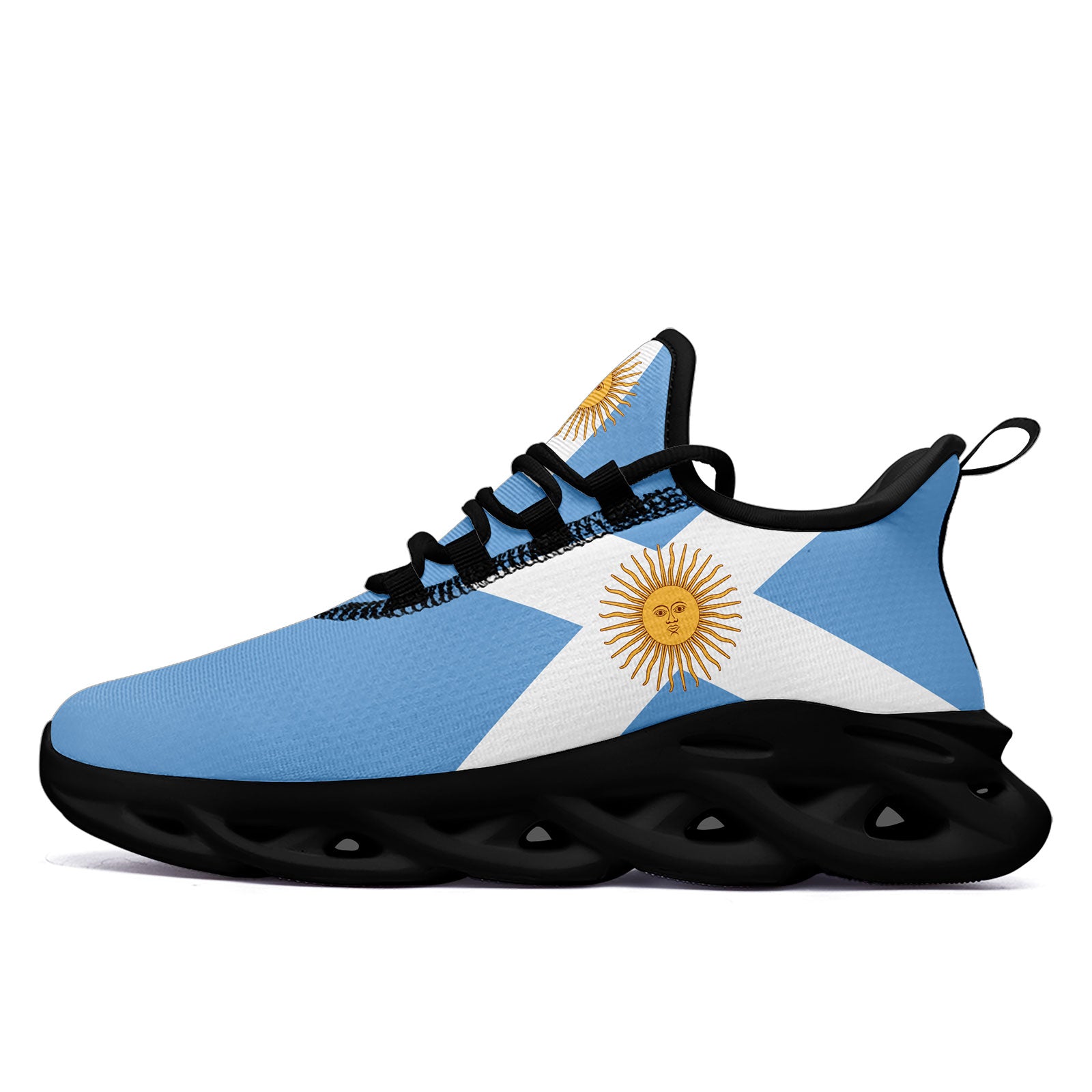 Custom 2026 World Cup Argentina Sneakers DIY Country Flag Running Shoes Lightweight Sport Shoes Gift for Football Fans Personalized Team Name and Logo FN027-F027044-3