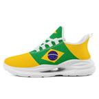Custom 2026 World Cup Brazil Sneakers DIY Country Flag Running Shoes Lightweight Sport Shoes Gift for Football Fans Personalized Team Name and Logo FN079-F027049-2
