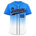 Custom Blue White Fade Fashion Personalized Authentic Baseball Jersey BSBJ01-D0a70ef