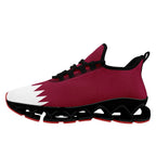 Custom Qatar 2026 World Cup Sneakers DIY Country Flag Running Shoes Lightweight Sport Shoes Gift for Football Fans Personalized Team Name and Logo FN003XD-F020030-1