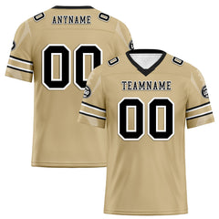 Custom Yellow New Orleans Personalized Authentic Football Jersey FBJ02-D025033-19