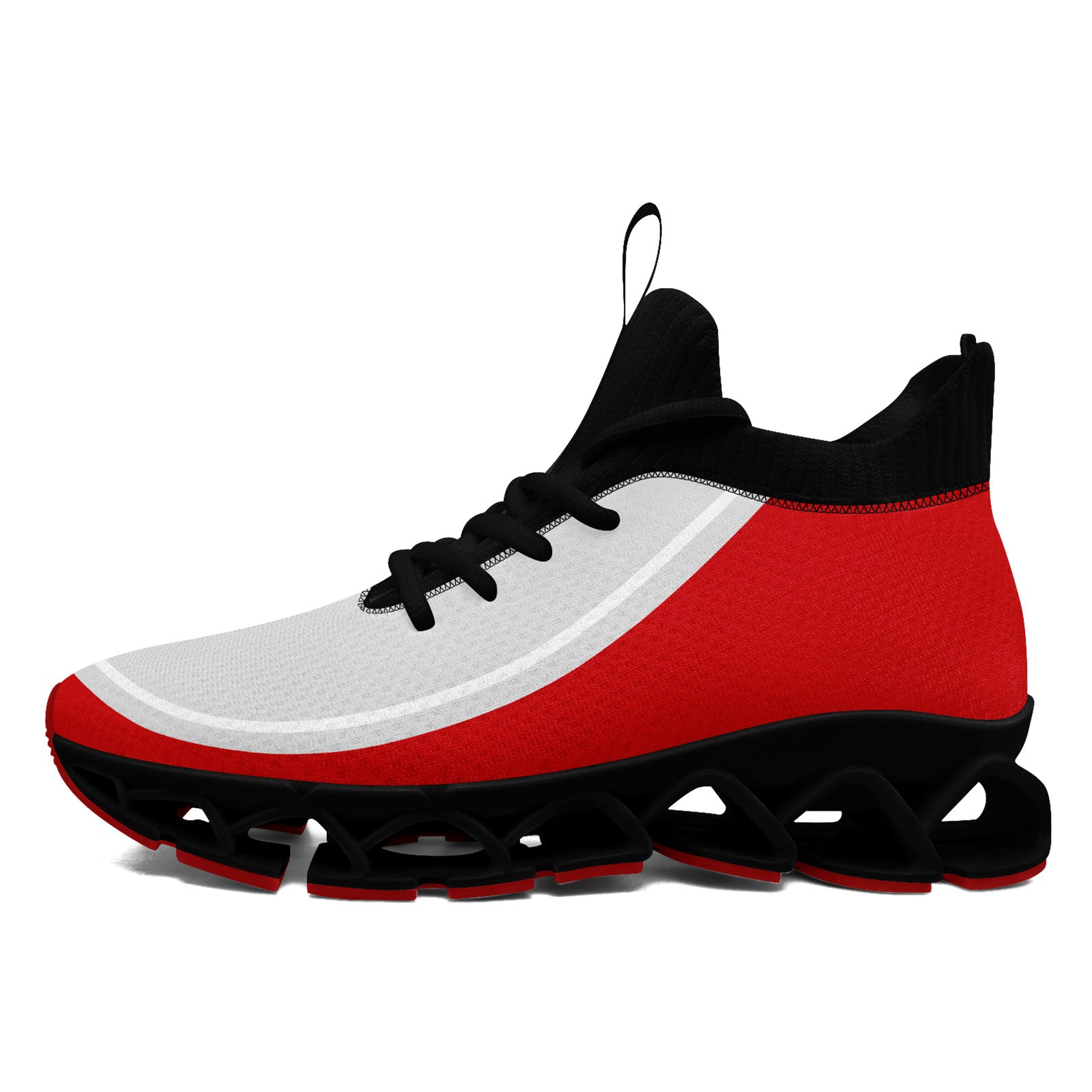 Custom Red Gray Maxsoul Shoes Personalized Sneaker FN030XD-D020388-21