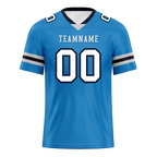 Custom Blue White Classic Style Personalized Authentic Football Jersey FBJ02-bd0a700c