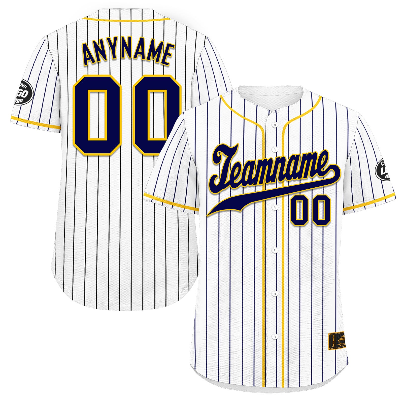 Custom Stripe Fashion Personalized Authentic Baseball Jersey BSBJ01-E025078-13