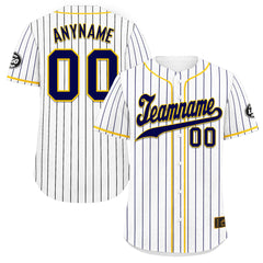 Custom Stripe Fashion Personalized Authentic Baseball Jersey BSBJ01-E025078-13