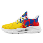Custom Ecuador 2026 World Cup Sneakers DIY Country Flag Running Shoes Lightweight Sport Shoes Gift for Football Fans Personalized Team Name and Logo FN079-F009088-1
