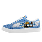 Custom 2026 World Cup Argentina Sneakers DIY Country Flag Running Shoes Lightweight Sport Shoes Gift for Football Fans Personalized Team Name and Logo FN023-F027051-2