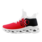 Custom Dark Gray Red Texas Maxsoul Shoes Personalized Sneaker FN030A-D028017-22