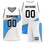Custom Blue White Atlanta City Edition Personalized Reversible Basketball Set Sports Basketball Jersey BBJ01R-D0610-1