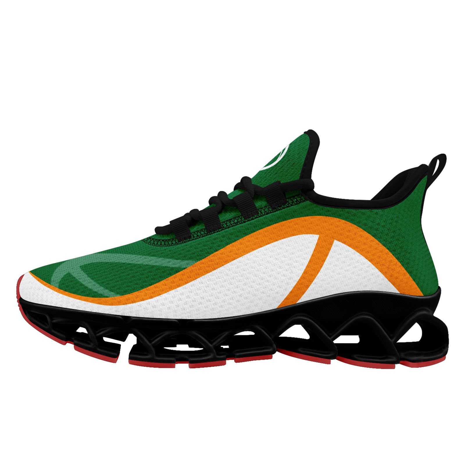 Custom Green Orange Maxsoul Shoes Personalized Sneaker FN003XD-D020391-18