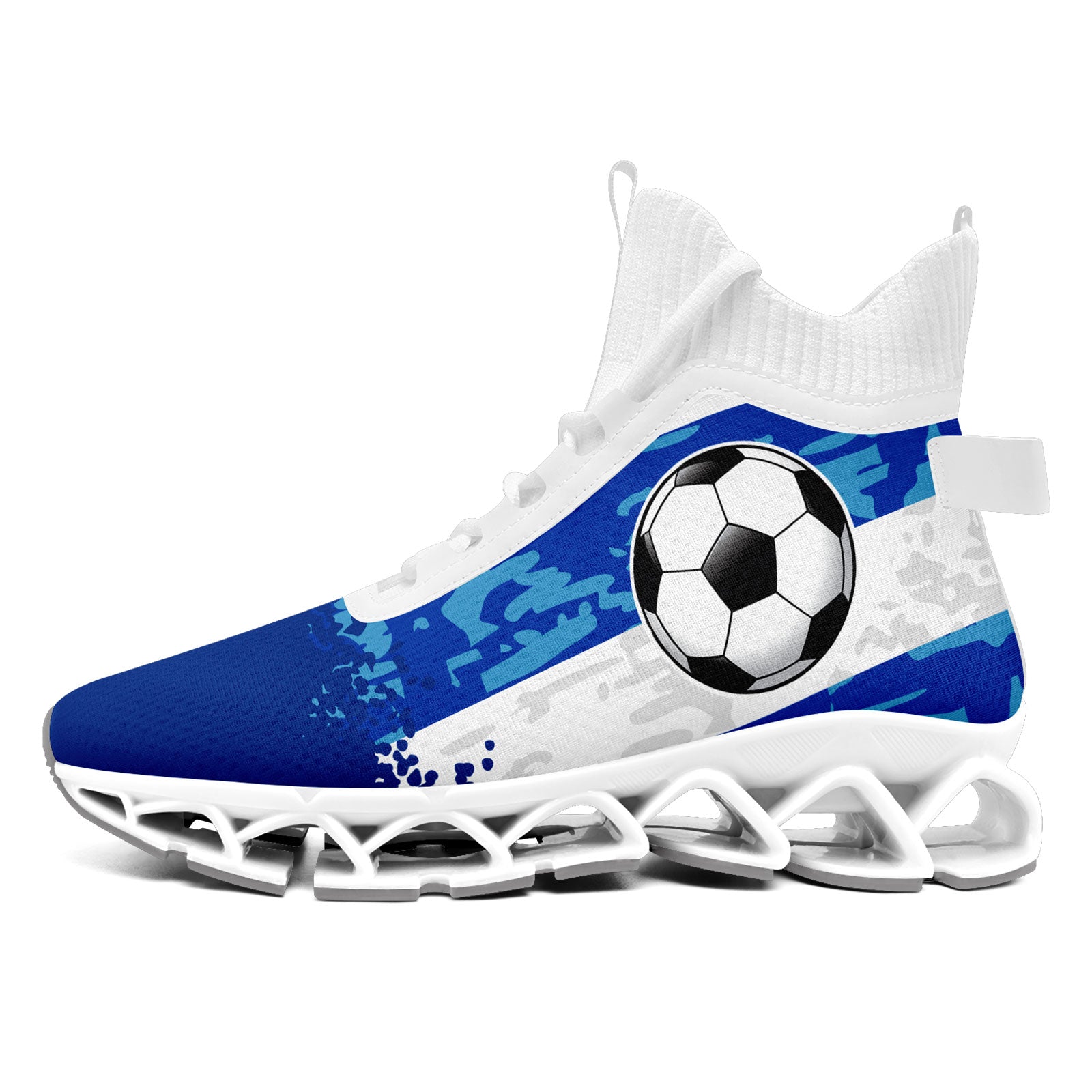 Custom Uruguay 2026 World Cup Sneakers DIY Country Flag Running Shoes Lightweight Sport Shoes Gift for Football Fans Personalized Team Name and Logo FN029XD-F009111-2