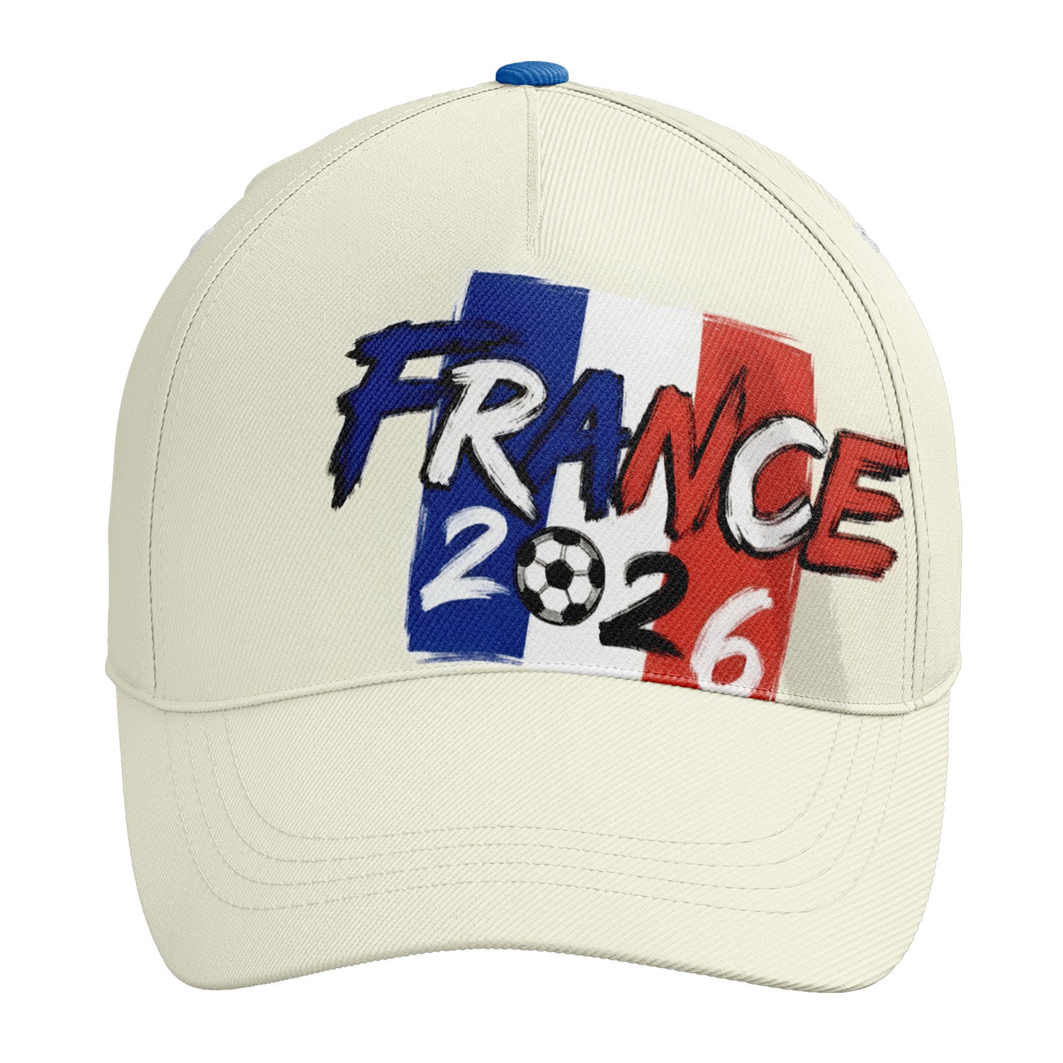 Personalized 2026 France Soccer Fan Hat - Add Your Name & Design Custom 2026 Football Tournament Hat YW061-F025082-6