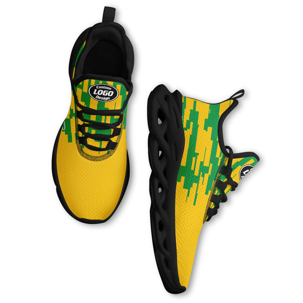 Custom 2026 World Cup Brazil Sneakers DIY Country Flag Running Shoes Lightweight Sport Shoes Gift for Football Fans Personalized Team Name and Logo FN003-F027085-2