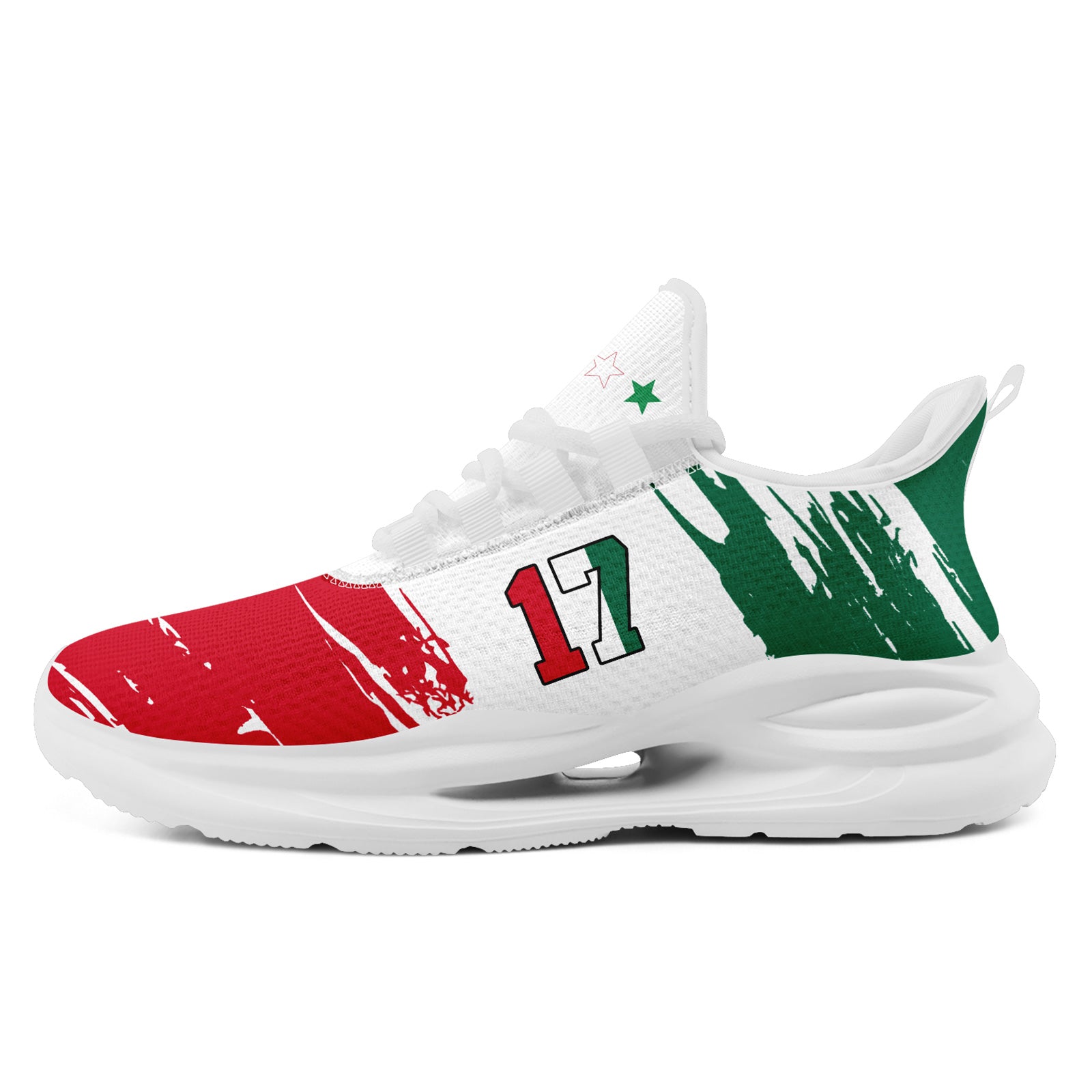 Custom 2026 World Cup Mexico Sneakers DIY Country Flag Running Shoes Lightweight Sport Shoes Gift for Football Fans Personalized Team Name and Logo FN079-F023084-4
