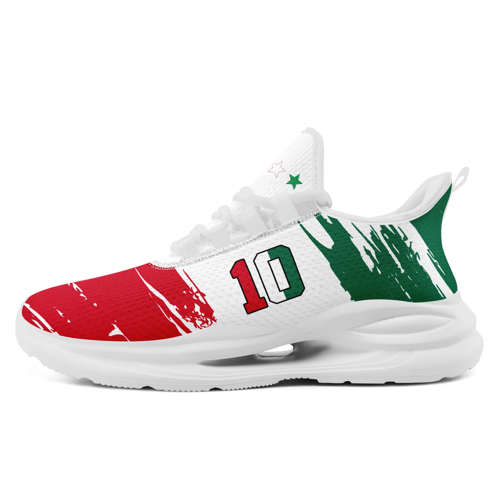 Custom 2026 World Cup Mexico Sneakers DIY Country Flag Running Shoes Lightweight Sport Shoes Gift for Football Fans Personalized Team Name and Logo FN079-F023084-2