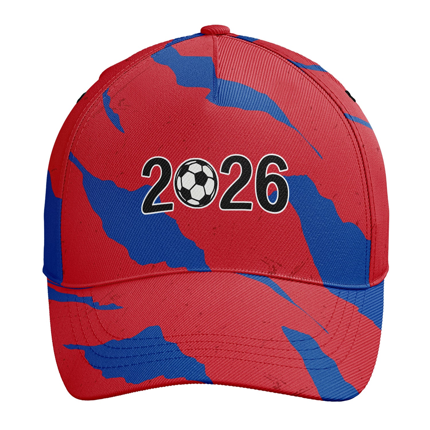 Personalized 2026 South Korea Soccer Fan Hat - Add Your Name & Design Custom 2026 Football Tournament Hat YW061-F009127-1