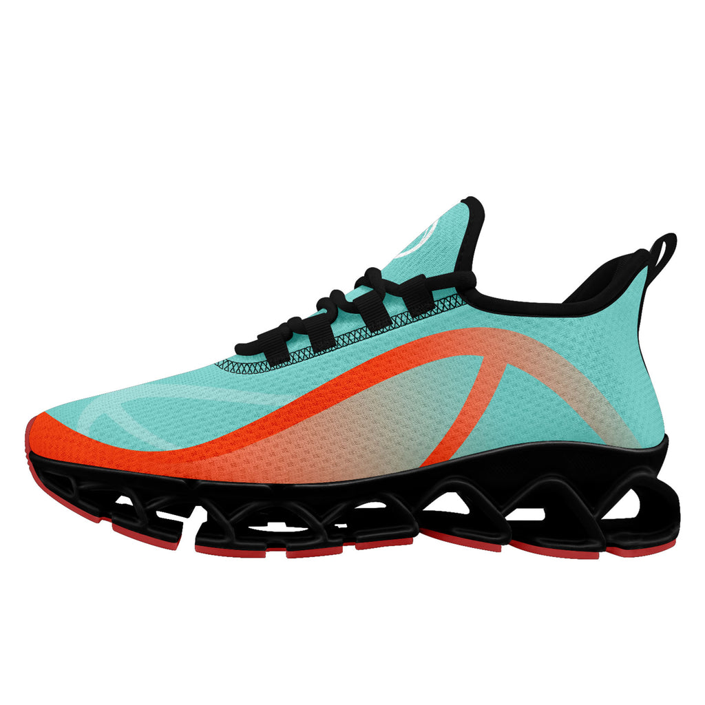 Custom Orange Blue Maxsoul Shoes Personalized Sneaker FN003XD-D020391-21