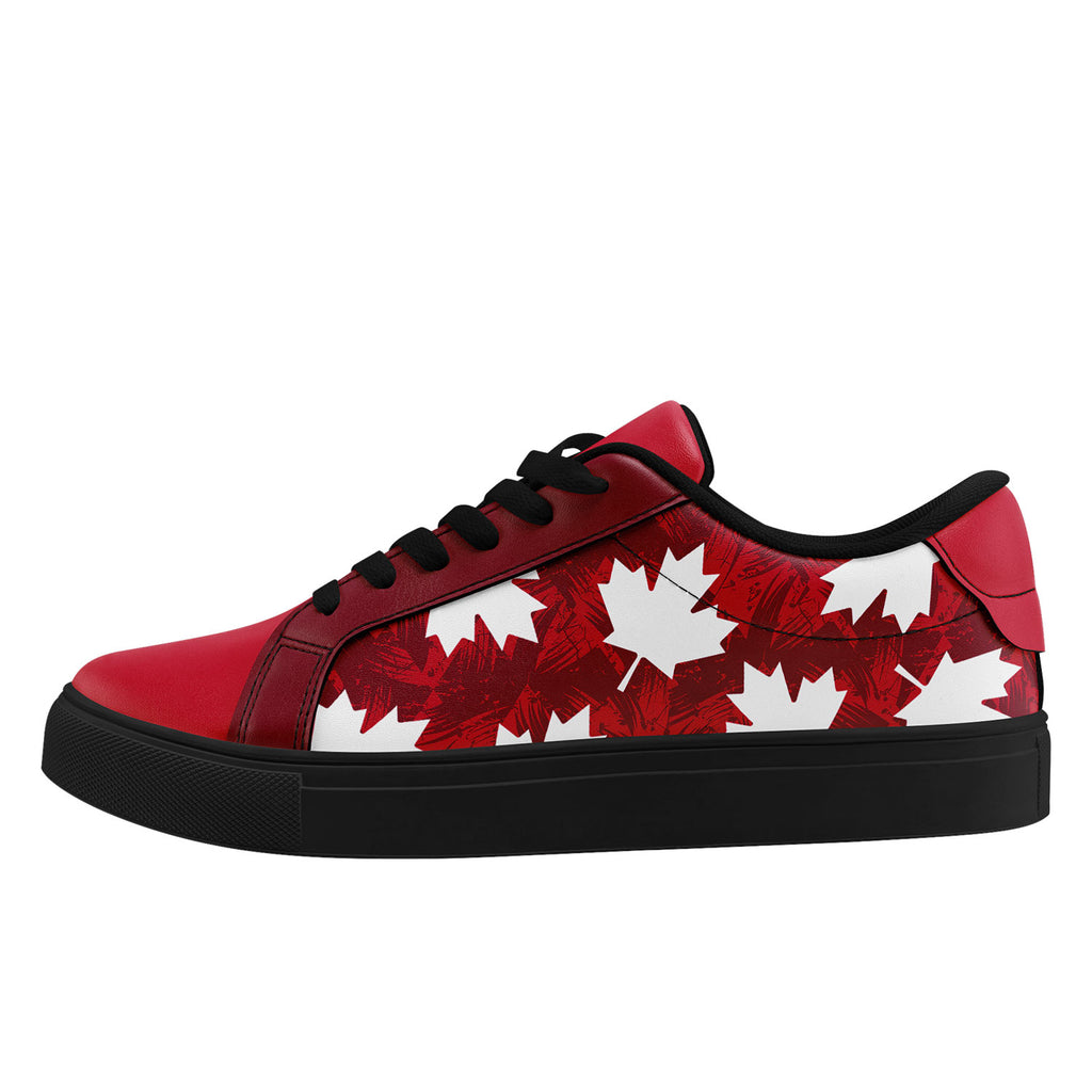 Custom Canada 2026 World Cup Sneakers DIY Country Flag Running Shoes Lightweight Sport Shoes Gift for Football Fans Personalized Team Name and Logo FN023-F020031-2