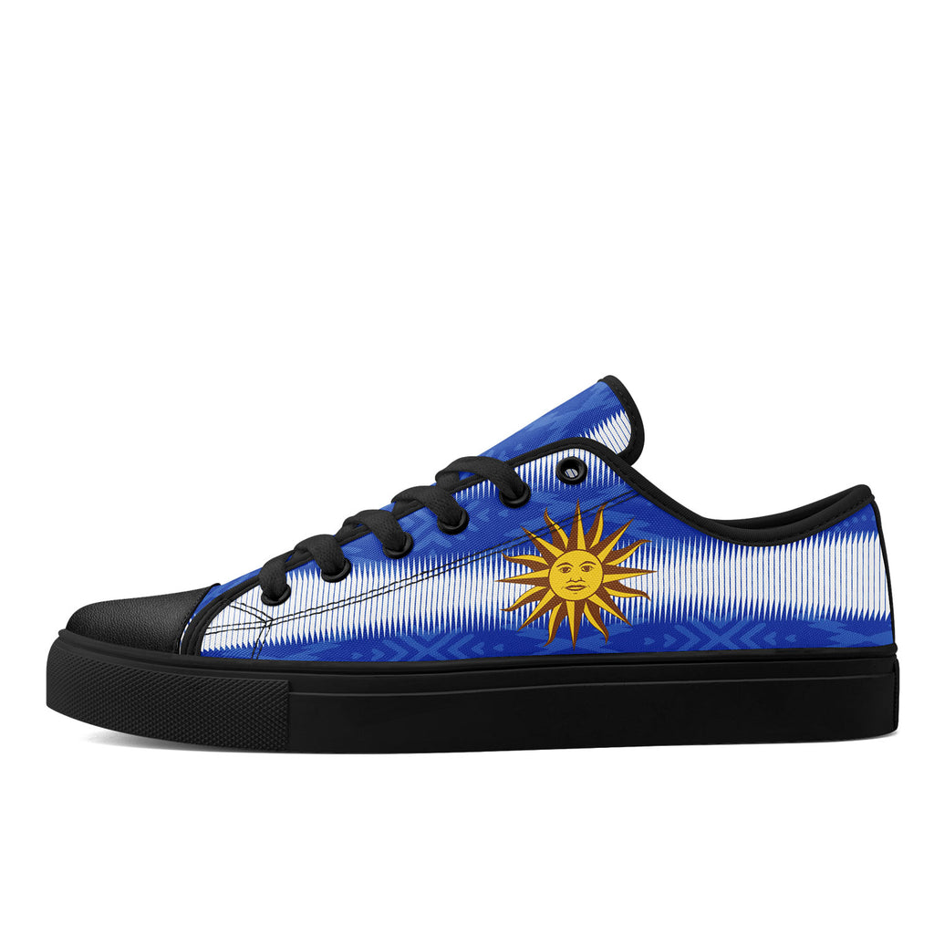 Custom Uruguay 2026 World Cup Sneakers DIY Country Flag Running Shoes Lightweight Sport Shoes Gift for Football Fans Personalized Team Name and Logo FN027-F009107-1