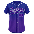 Custom Blue Purple Fade Fashion Personalized Authentic Baseball Jersey BSBJ01-D0a70ea