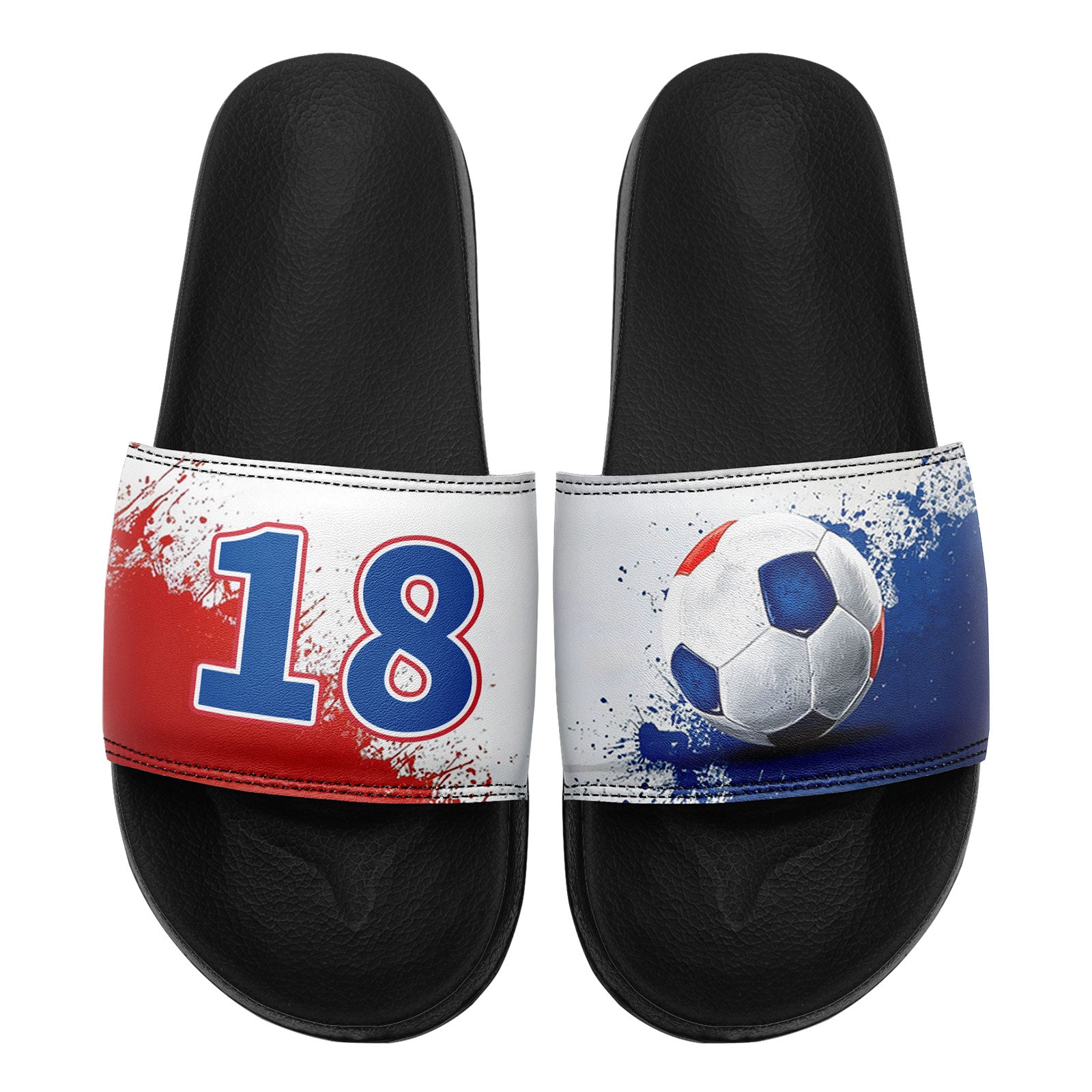Custom South Korea 2026 World Cup Sneakers DIY Country Flag Running Shoes Lightweight Sport Shoes Gift for Football Fans Personalized Team Name and Logo FN056-F009108-4
