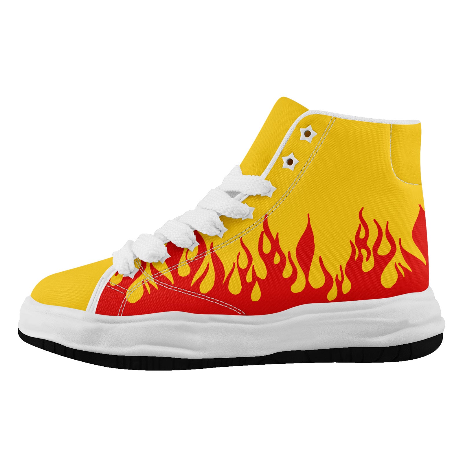 Custom Red Yellow Kansas City Football Jersey and Firesoul Sports Shoes Combo Offer Personalized Combo ZH-D020273-18