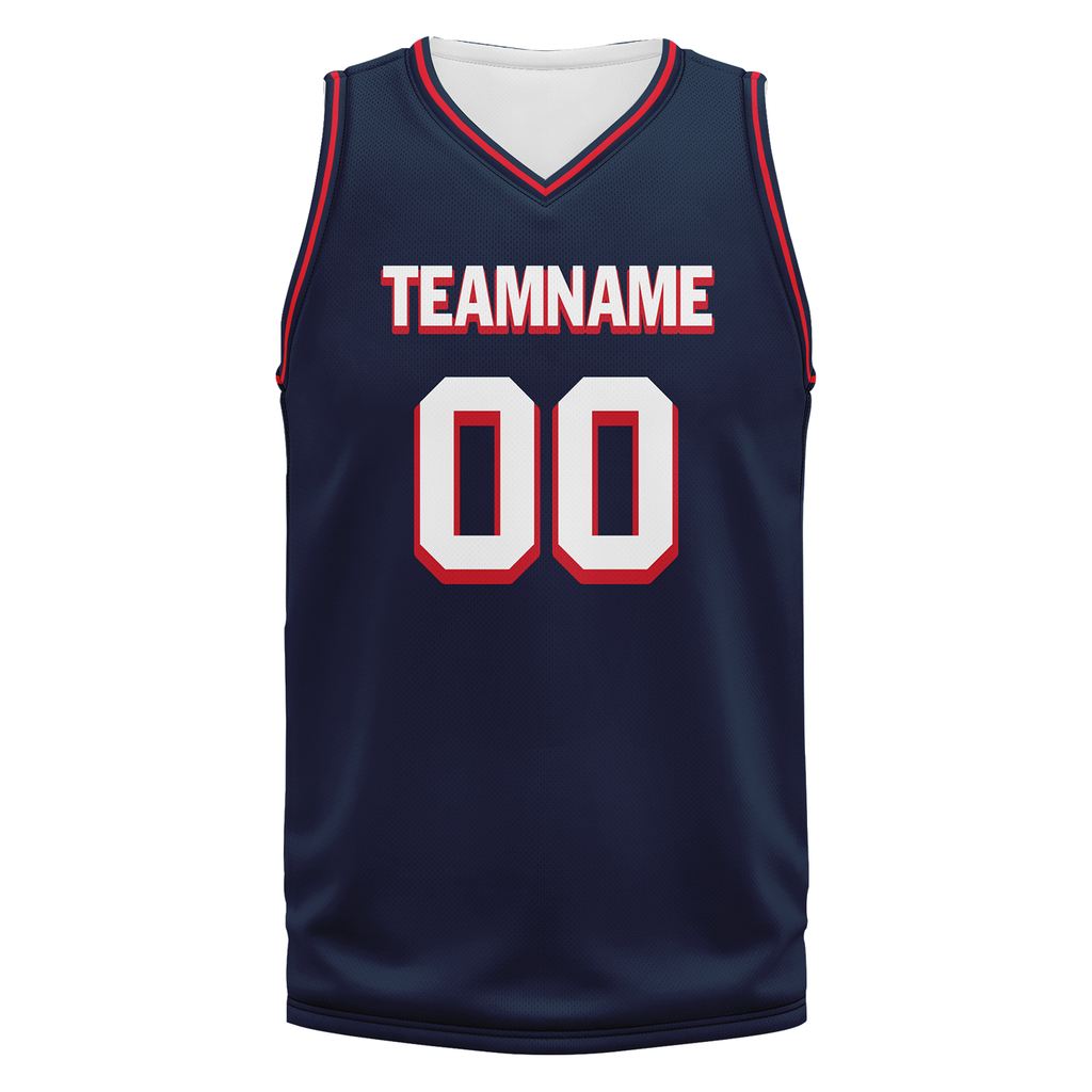 Custom Deep Blue Classic Style Sports Uniform Basketball Jersey BBJ01-bd0a70ba