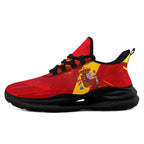 Custom Spain 2026 World Cup Sneakers DIY Country Flag Running Shoes Lightweight Sport Shoes Gift for Football Fans Personalized Team Name and Logo FN079-F020028-1
