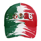 Personalized 2026 Mexico Soccer Fan Hat - Add Your Name & Design Custom 2026 Football Tournament Hat YW061-F023053-1
