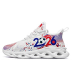 Custom France 2026 World Cup Sneakers DIY Country Flag Running Shoes Lightweight Sport Shoes Gift for Football Fans Personalized Team Name and Logo FN003-F025037-2