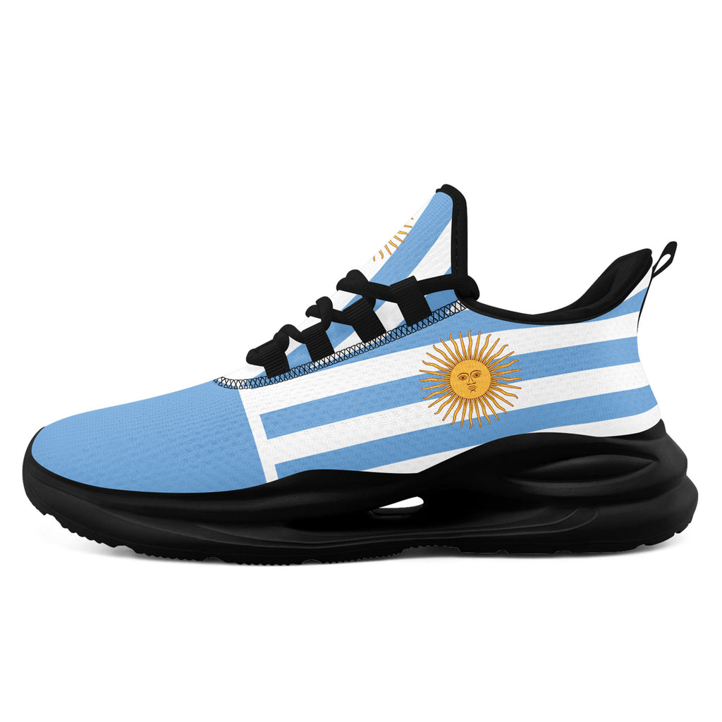 Custom 2026 World Cup Argentina Sneakers DIY Country Flag Running Shoes Lightweight Sport Shoes Gift for Football Fans Personalized Team Name and Logo FN079-F027048-2
