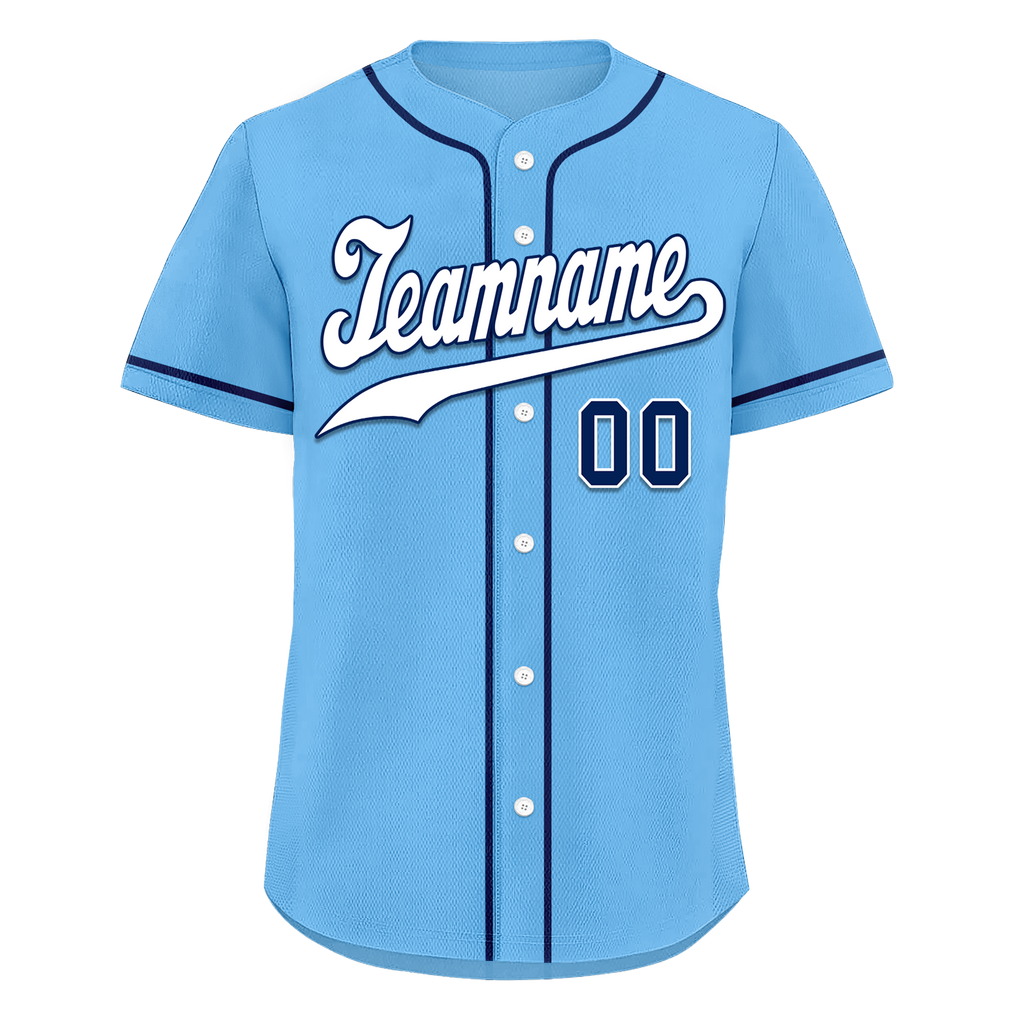 Custom Aqua Classic Style White Personalized Authentic Baseball Jersey BSBJ01-bd0fa0d