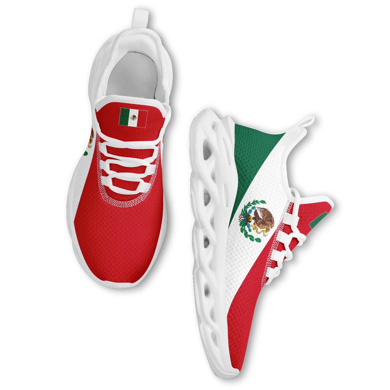 Custom 2026 World Cup Mexico Sneakers DIY Country Flag Running Shoes Lightweight Sport Shoes Gift for Football Fans Personalized Team Name and Logo FN003-F023045-4