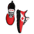 Custom 2026 World Cup Canada Sneakers DIY Country Flag Running Shoes Lightweight Sport Shoes Gift for Football Fans Personalized Team Name and Logo FN003-F023060-1
