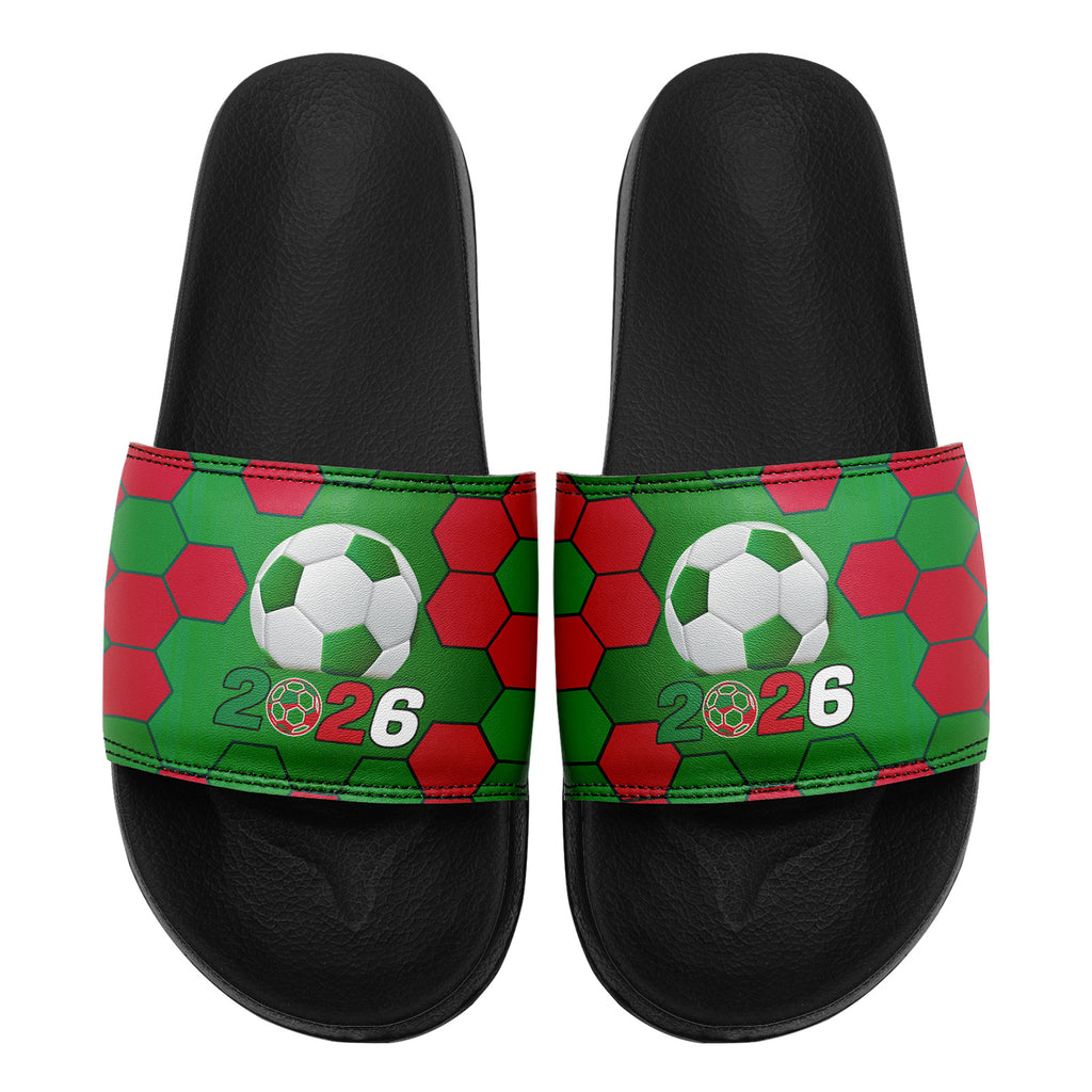 Custom 2026 World Cup Mexico Sneakers DIY Country Flag Running Shoes Lightweight Sport Shoes Gift for Football Fans Personalized Team Name and Logo FN056-F023074-2